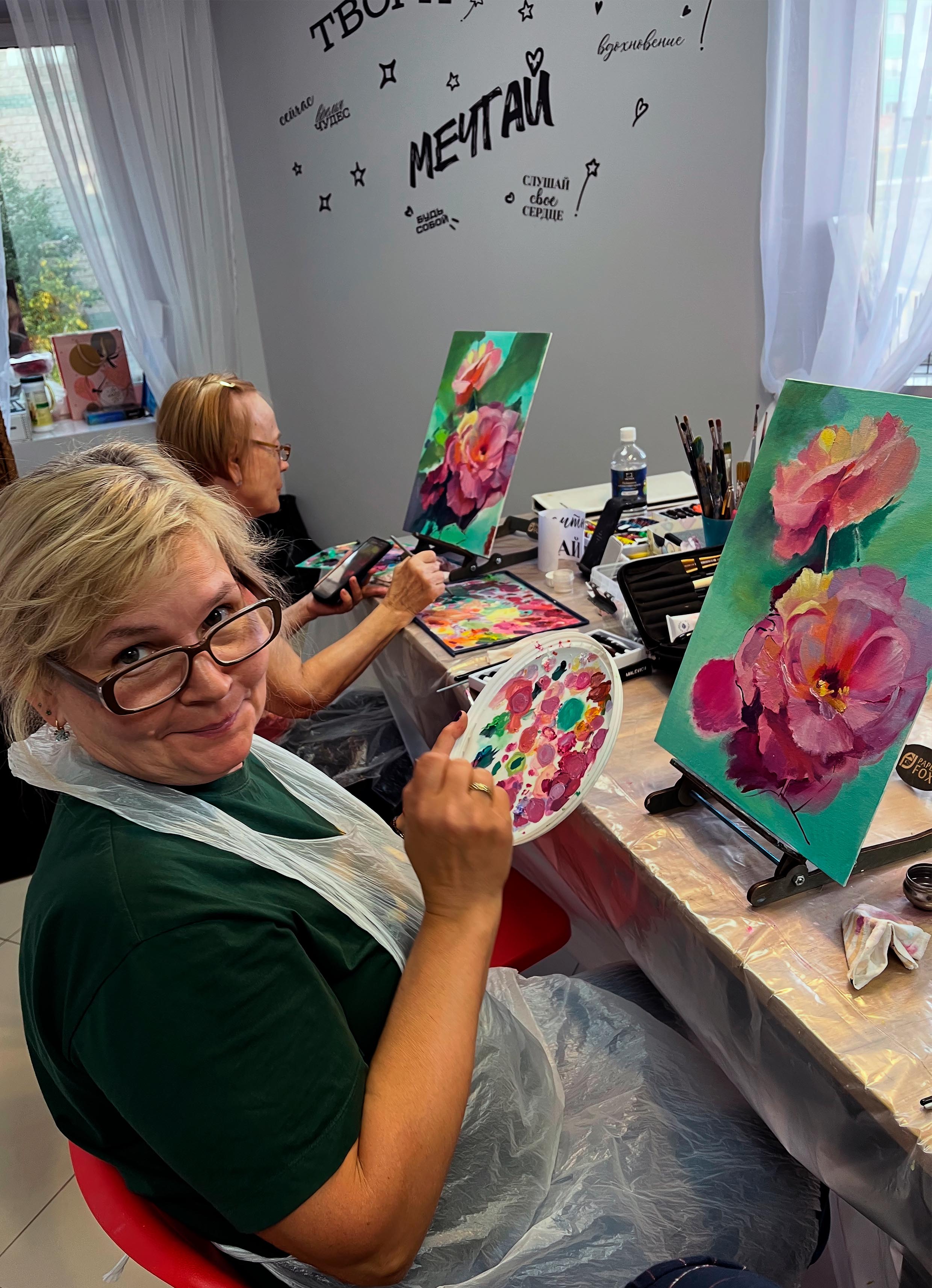 Работа ученика студии Alla Prima