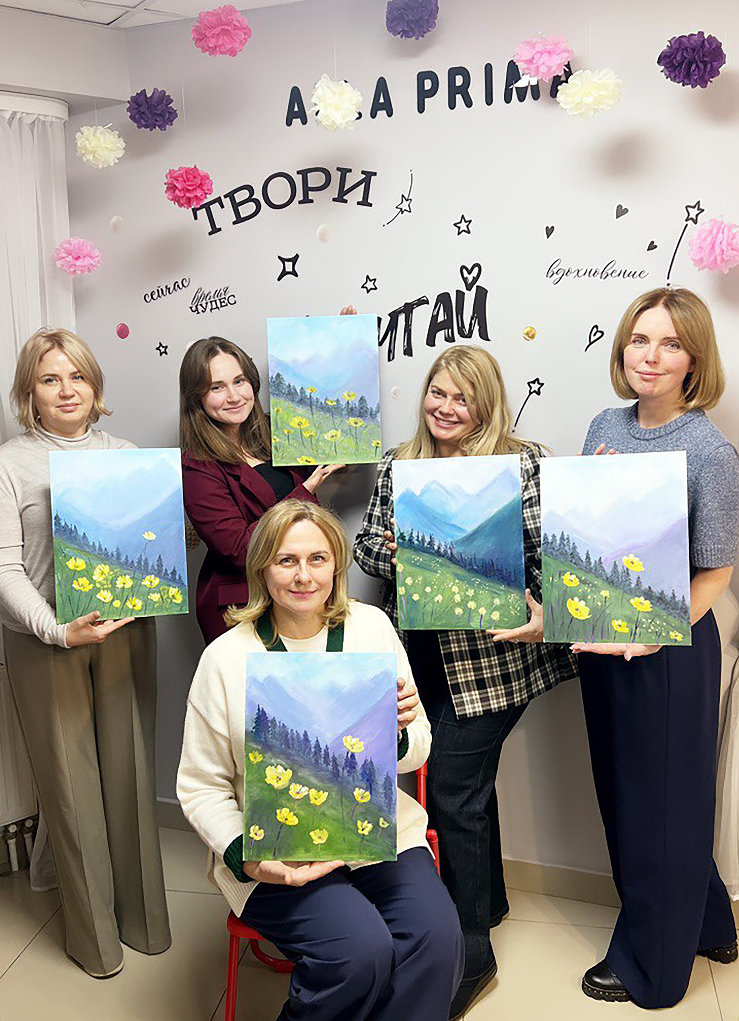 Работа ученика студии Alla Prima