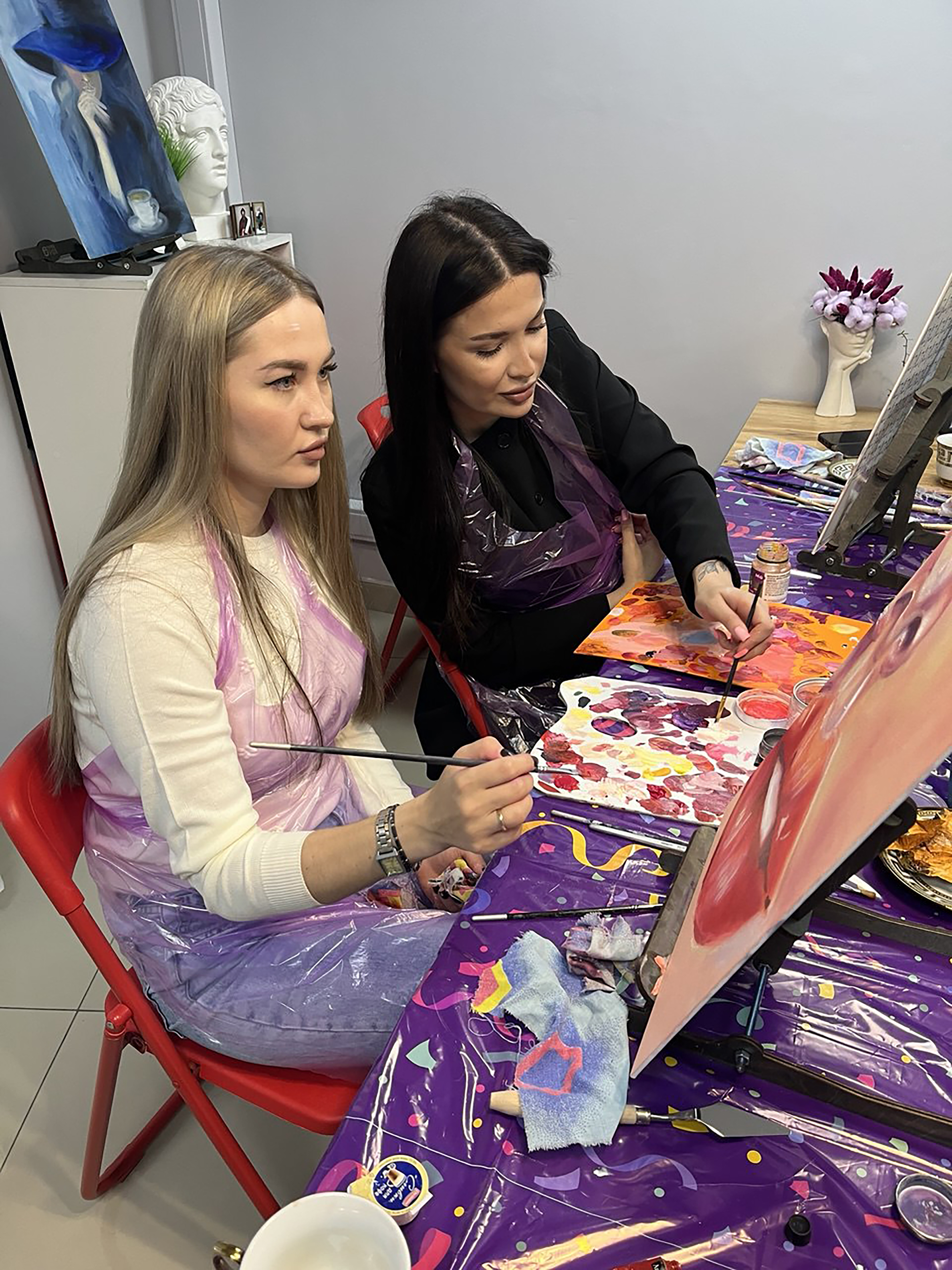 Работа ученика студии Alla Prima