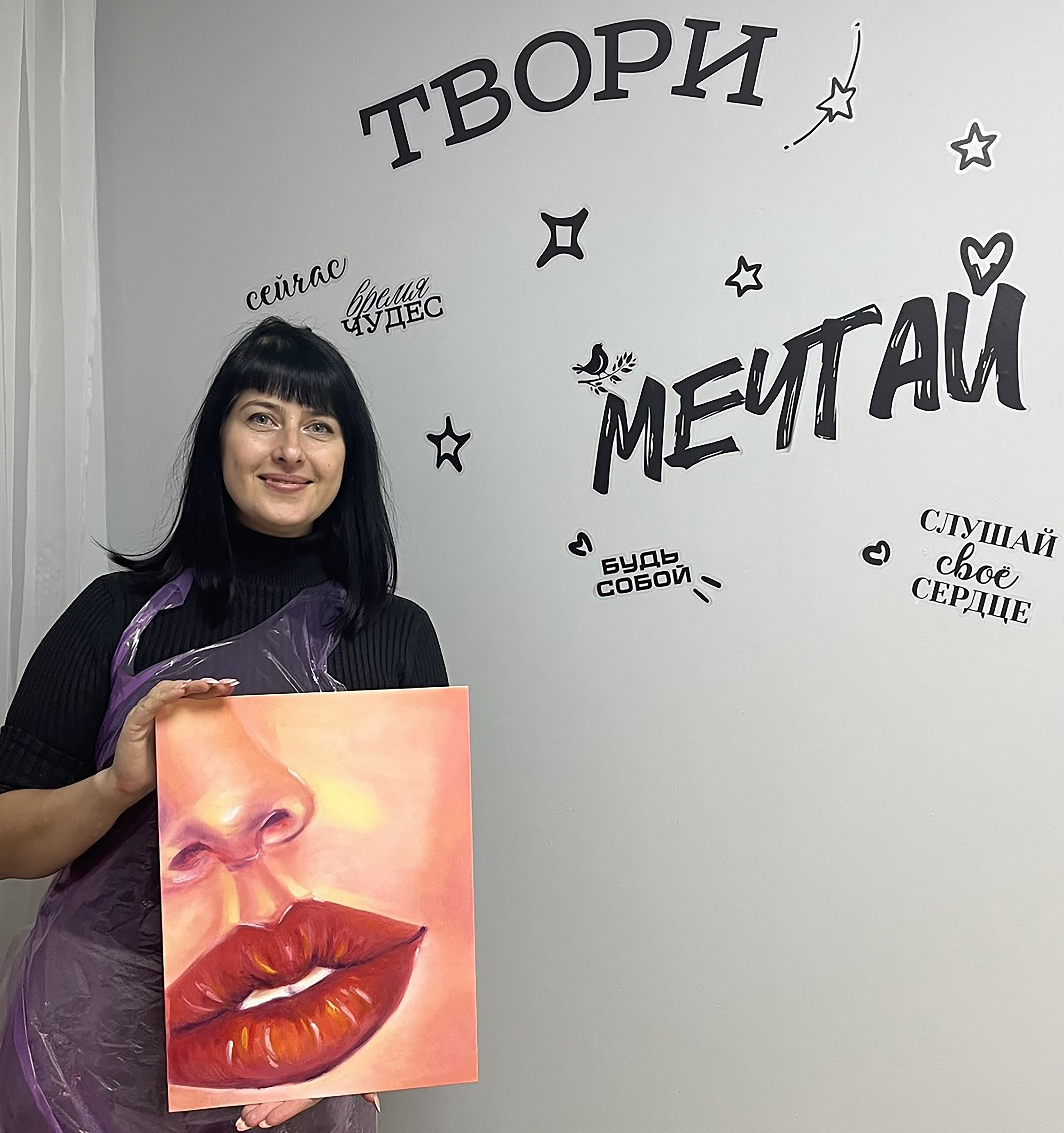 Работа ученика студии Alla Prima