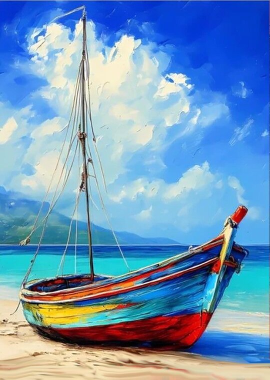 Интерьерная картина Лодка